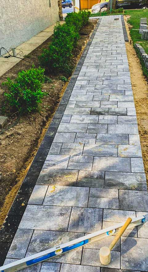 Paver Walkway Installation